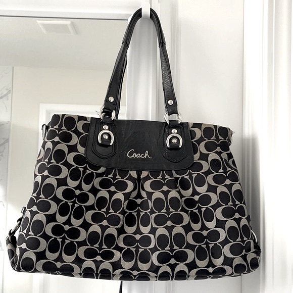 •COACH• Ashley Signature Satchel Shoulder/Handbag - Picture 3 of 15